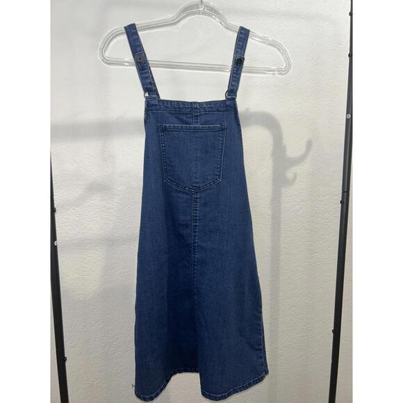 Vintage Overall Blue Jean Denim Dress in medium - Picture 1 of 9